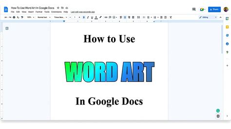 how to do word art in google docs and why you should embrace the power of creativity