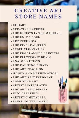 How to Name an Art Piece: A Delicate and Creative Task