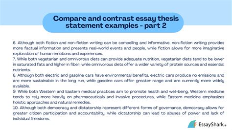 Which is the Most Effective Topic for a Compare-and-Contrast Essay? A Detailed Analysis